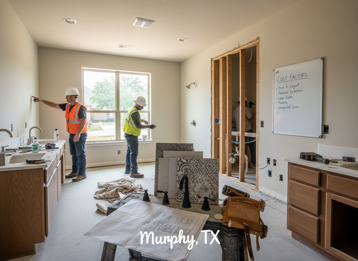 What Affects the Cost of a Bathroom Remodel in Murphy Texas